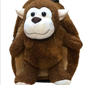 New Plush monkey travel bag